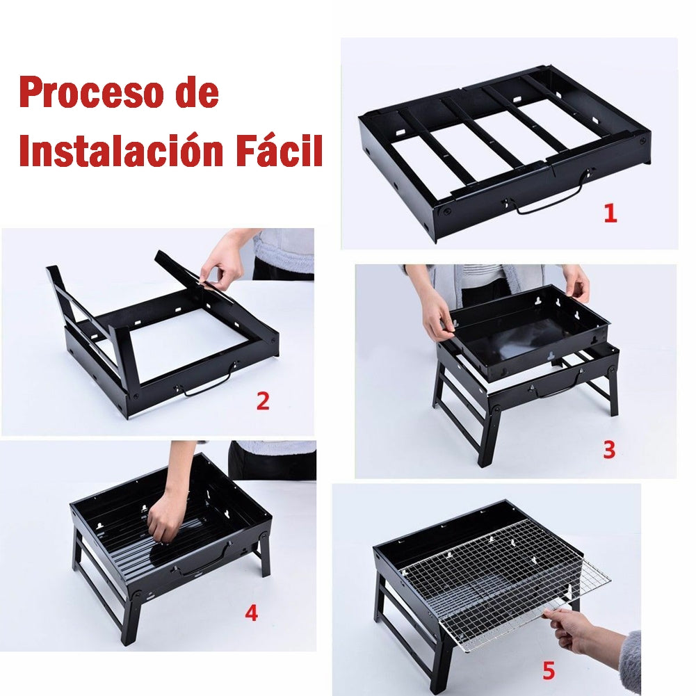 Parrilla Plegable Portatil Deluxe